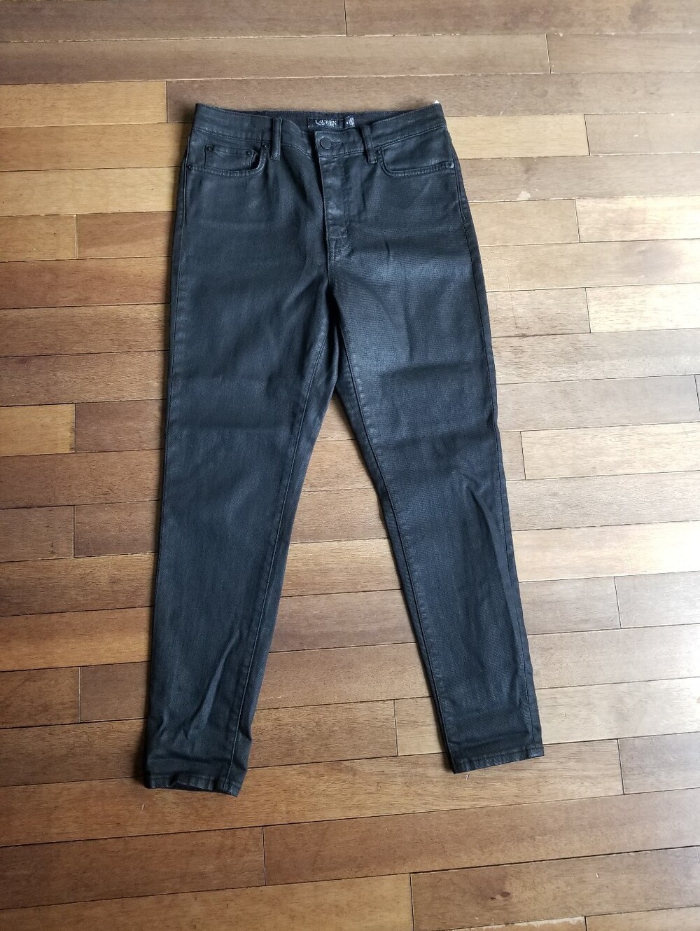 Ralph Lauren Jeans Black Denim 10 Contemporary Slim
